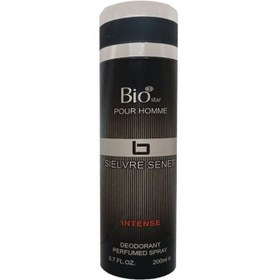 تصویر اسپری بدن مردانه بیو استار مدل سیلور سنت حجم 200 میلی لیتر Bio Star Sielvere Senet Deodorant Spray For Men 200ml