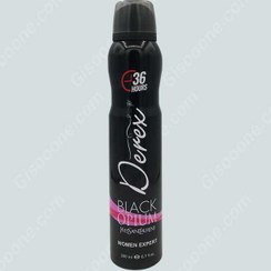 تصویر اسپری بدن زنانه بلک اوپیوم 200میل درکس Derex women's Black Opium body spray 200 ml