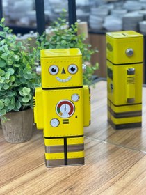 تصویر قلک فلزی ربات 