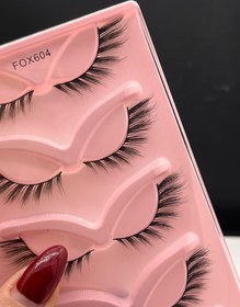 تصویر مژه روباهی کد 604 