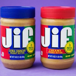 تصویر کره بادام زمینی جیف پک ۲ عددی کرانچی و کرمی 