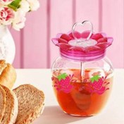 تصویر مربا خوری لوتوس قاشق دار طرح گل 