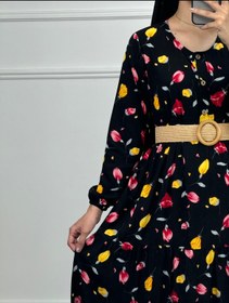 تصویر پیراهن نخ ارکیده 