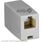 تصویر تبدیل دو طرفه سوکت (برل) تلفن RJ45 to RJ45