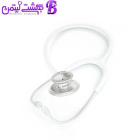 تصویر گوشی پزشکی MDF 777 سفید استیل 