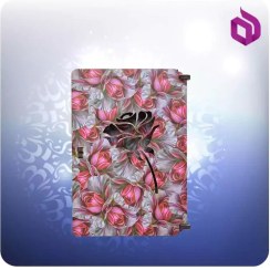 تصویر جعبه کارت هدیه 9.5*14*1.5 با فوم طرح گل رز 