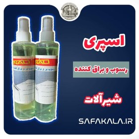 تصویر اسپری رسوب بر و براق کننده استیل مجموعه 2عددی 250میلی لیتر 