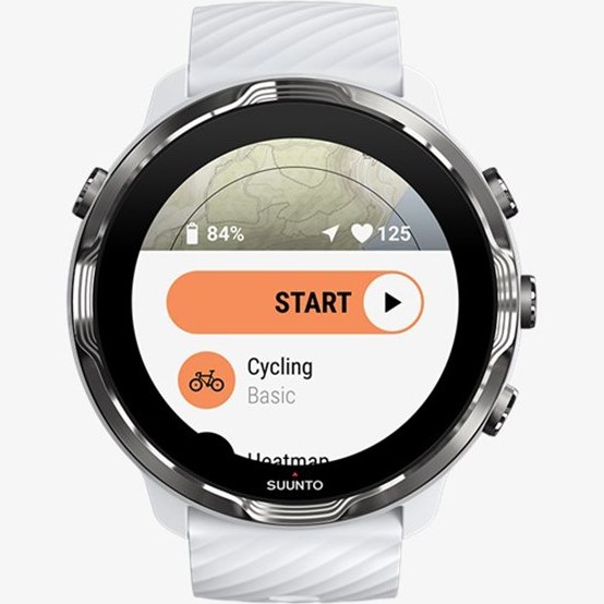 【美品！新品未使用！】SUUNTO7 WHITE BURGUNDY Suunto 7 White Burgundy - Smartwatch with versatile sports