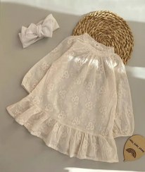 تصویر 1542- پیراهن خامه دوزی دخترانه وارداتی کیفیت عالی 