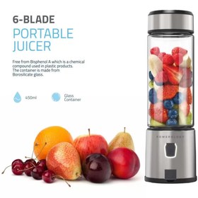 تصویر آبمیوه گیر و مخلوط کن قابل حمل میت گرین لاین GreenLion Blend Mate Portable Juicer