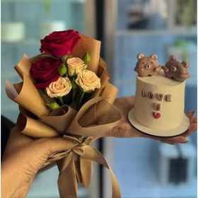 تصویر گل و کیک برای دختر 13 ساله 3925 