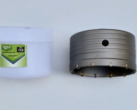 تصویر گردبر بتن سایز 110 حرفه ای ولف WOLF CONCRETE DRILLING HOLE SAW