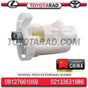 تصویر فیلتر بنزین (صافی بنزین) داخل باک تویوتا کمری گرند شش سیلندر 2005 تا 2006 برند چینی 