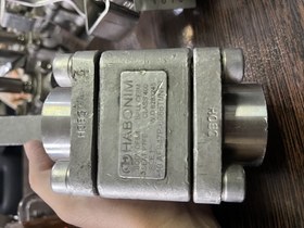 تصویر شیرتوپی سه تیکه "4/ 1 1ساکت ولد از جنس DN32 BALL CF8M کلاس 400 "SEAT PTFE 1 BALL VALVE SW 1 1/4 CF8M #400 SEAT PTFE 1" DN32