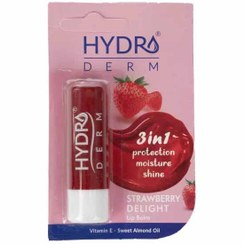 تصویر بالم لب مرطوب کننده توت فرنگی هیدرودرم 4.5 گرم Strawberry Delight LIP BALM HYDRODERM