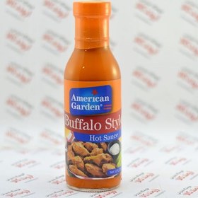 تصویر سس فلفل قرمز بوفالو شيشه 355 ميل American Garden مدل BUFFALO STYLE HOT SAUCE American Garden Buffalo Hot Sauce 355ml