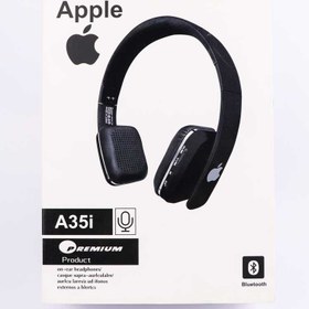 تصویر هدفون بلوتوث طرح Apple A35i ا Apple A35i Bluetooth Headphone Apple A35i Bluetooth Headphone