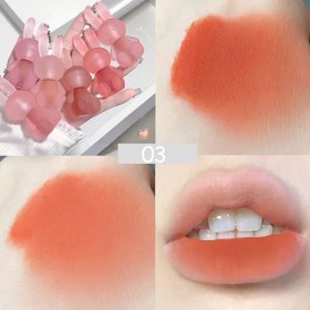 تصویر رژلب مخملی خرگوشی Gege Bear 