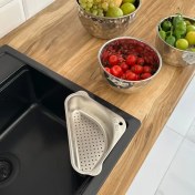 تصویر تفاله گیر مثلثی استیل 