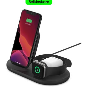 تصویر شارژر بی سیم بلکین مدل WIZ001vf توان 7.5 وات Belkin WIZ001vf Wireless Charger