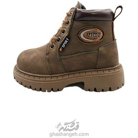 تصویر بوت فشن کلاسیک قهوه‌ای 