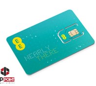 تصویر سیم کارت فیزیکی EE انگلیس دائمی 