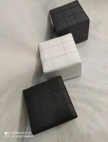 تصویر پاف تک نفره چرمی 