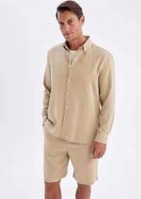 تصویر پیراهن آستین بلند مردانه | دفاکتو Defacto C1106AX24SM 