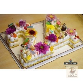 تصویر کیک سابله دو حرفی یا دو عددی | کد: ZNB-REK 