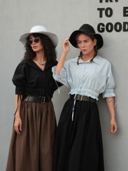 تصویر شومیز گت دار koton لینن 