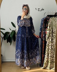 تصویر سرمه کالکشن - پیراهن ماکسی روشا 9 