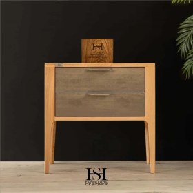 تصویر کنارتختی چوبی 3705 