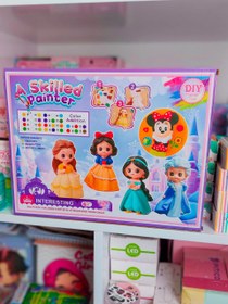 تصویر پک رنگ آمیزی مجسمه های دیزنی 