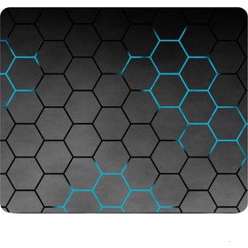 تصویر ماوس پد طرح Dark Hexagons مدل Z11 
