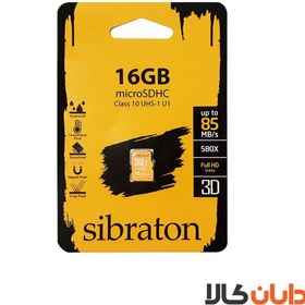 تصویر کارت حافظه 16 گیگابایت سیبراتون | SIBRATON کلاس 10 مدل SF2520 (گارانتی متین) 16 GB Sibraton class 10 SF2520 memory card