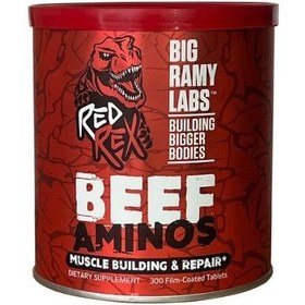 تصویر آمینو بیف 300 قرص رد رکس بیگ رامی Big Ramy Labs Red Rex Beef Amino, 300 Tablets