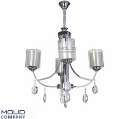 تصویر لوستر 4 شعله چکشی کروم (موعود) فیلم تولید مشابه این محصول در توضیحات 