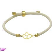تصویر دستبند طلا اپال مدل قلب 