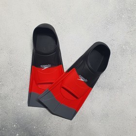 تصویر فین شنا قدرتی اسپیدو وارداتی - مشکی قرمز / S 33-35 Speedo Power Fins
