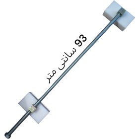 تصویر جک پیچی تفلون دار چسبی فولاد ابزار صافکاری پی دی آر مجموعه دو عددی Smooth Teflon screw jack model SPT