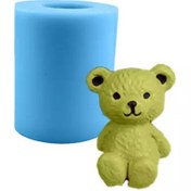 تصویر قالب سیلیکونی خرس تدی سایز ۴×۲ سانتی متر 