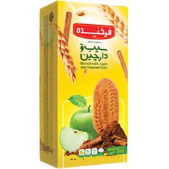 تصویر بیسکویت سیب و دارچین فرخنده 330 گرمی 