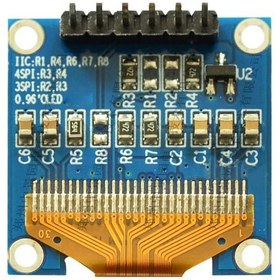 تصویر ماژول OLED 0.96 اینچ با رابط I2C OLED module 0.96 inch with I2C interface