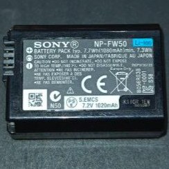 تصویر باتری سونی اصلی Sony NP-FW50 Battery در حد نو 