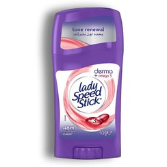 تصویر استیک ضد تعریق Lady Speed Stick سری Tone Renewal مدل Dermo+Omega 3 وزن 45 گرم 