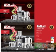 تصویر آبمیوه گیری ۴ کاره فلر مدل PJ1200 Feller PJ-1200 4-in-1 Juicer Extractor