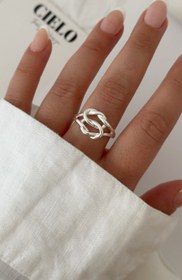 تصویر انگشتر دو گره 