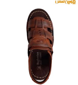 تصویر صندل تمام چرم مردانه مدل باقریان کد 17626 + رنگبندی ا Bagherian men's leather sandals Bagherian men's leather sandals
