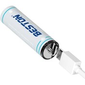 تصویر باتری قلمی قابل شارژ بستون مدل USB-TYPE C-CHARGING بسته چهار عددی 