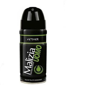 تصویر اسپری بدن مردانه وتیور اومو 150 میل مالیزیا Malizia Vetyver Uomo Spray For Men 150ml